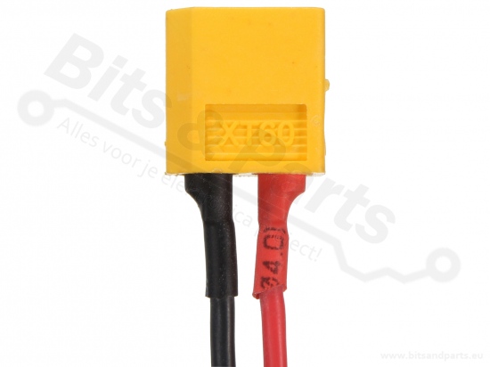 Verloopkabeltje XT60 male - banaanstekker 25cm